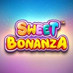 Sweet Bonanza online game logo by Pragmatic Play on gambloriacasino.eu.com
